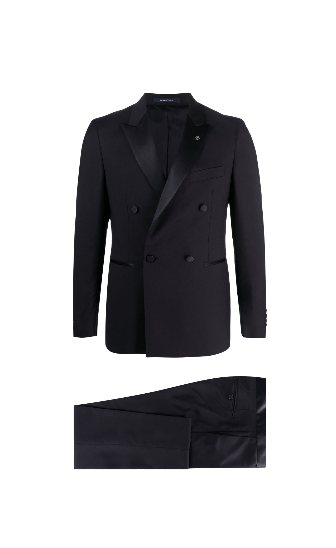 Costum Tagliatore for rent - double-breasted dinner suit - midnight blue