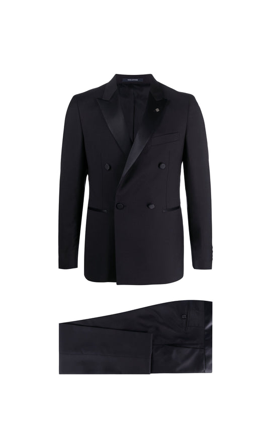 Costum Tagliatore for rent - double-breasted dinner suit - midnight blue