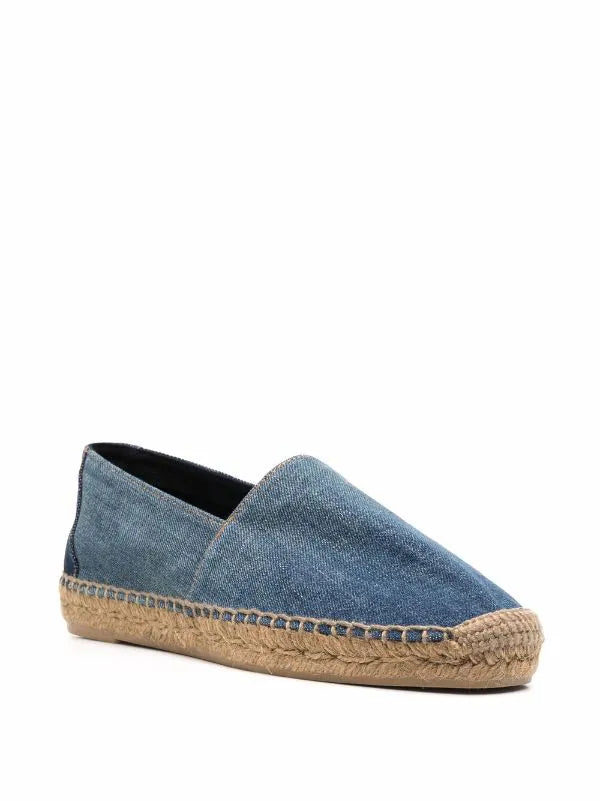 Saint Laurent denim men's espadrilles for rent