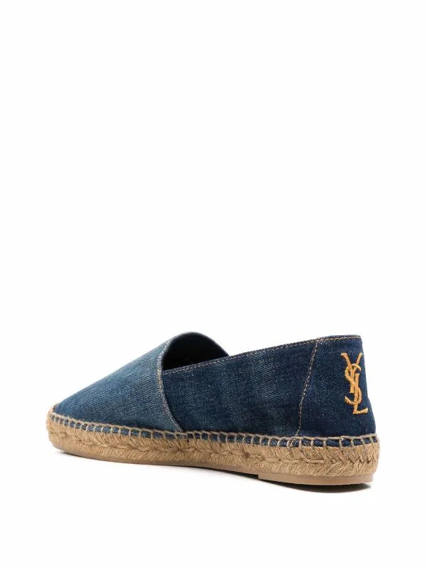 Saint Laurent denim men's espadrilles for rent