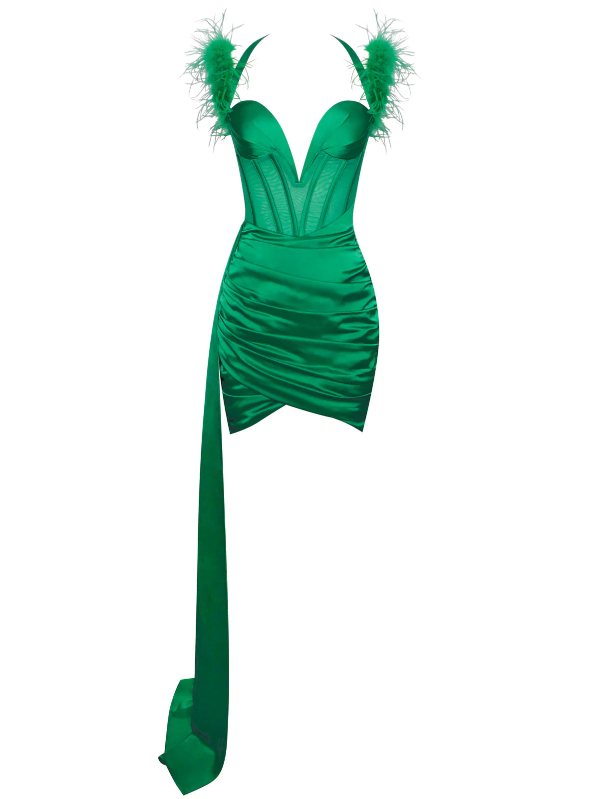 Închiriere Rochie Miss Circle New York - verde scurta