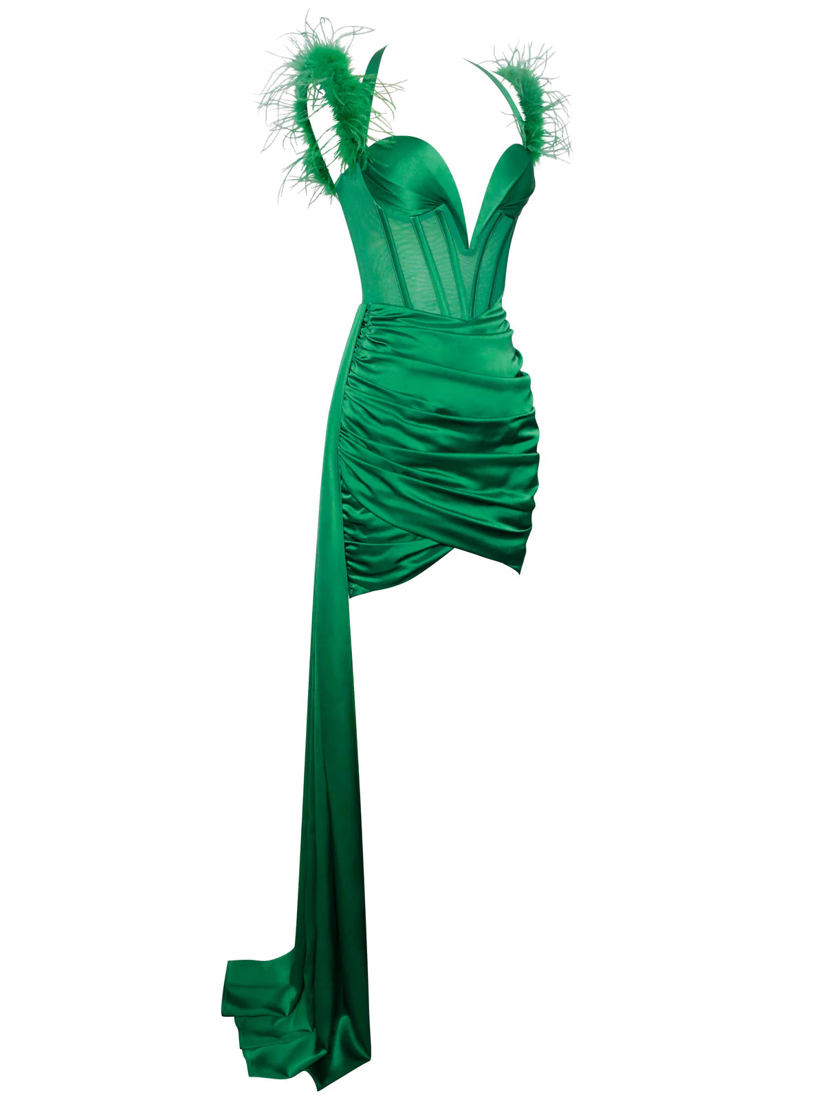 Închiriere Rochie Miss Circle New York - verde scurta