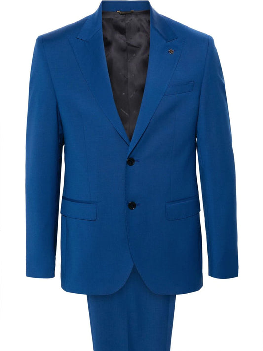 Manuel Ritz suit rental - single-breasted wool suit medium blue